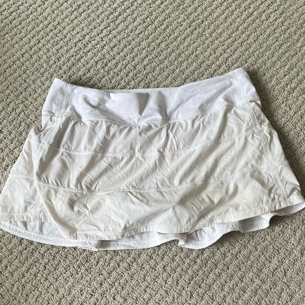 classic white lulu skirt